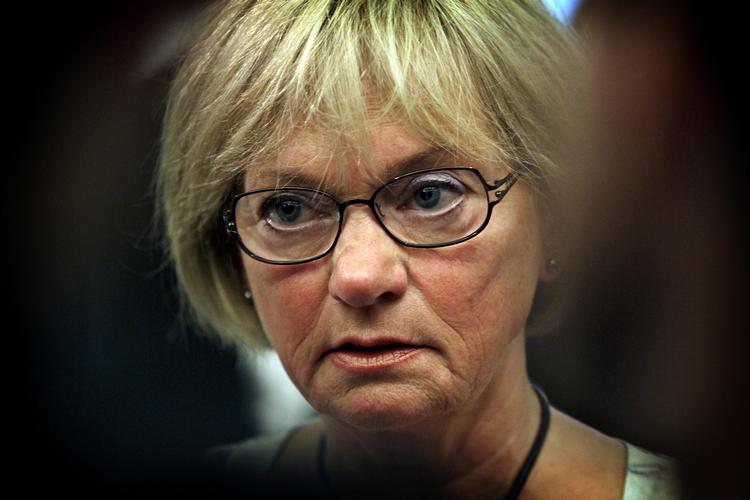 Kritik. »Jeg synes, det er meget, meget utidigt, hvordan Connie Hedegaard blander sig i denne debat«, siger DF-lederen. 