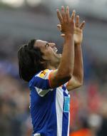 MÅLNÆSE. Med 33 sæsonmål har colombianske Falcao gjort sig attraktiv hos flere Premier League-klubber 