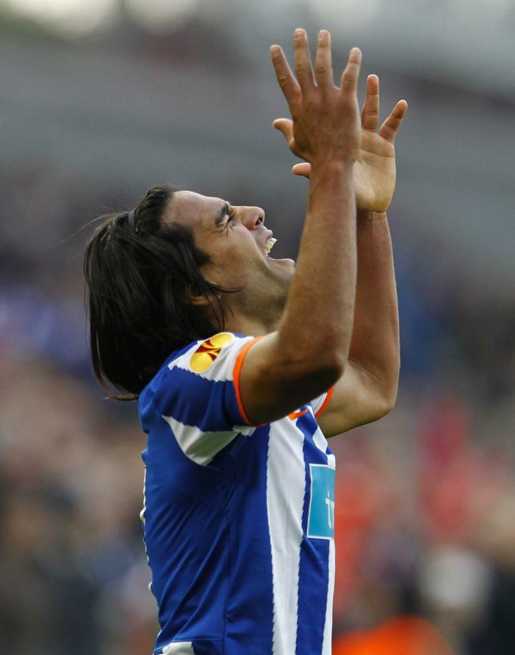 MÅLNÆSE. Med 33 sæsonmål har colombianske Falcao gjort sig attraktiv hos flere Premier League-klubber 
