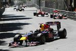 Verdensmester. Sebastian Vettel var bedst til at styre raceren igennem Monte Carlos smalle gader. 