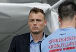 Overlevelseskamp. Direktør Jakob Nielsen var selv sagt i kulkælderen efter dagens kamp i Randers, men han har ikke opgivet håbet om superligabold næste år. 