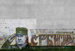 GRAFFITI. Mladic ventes i dag eller i morgen at blive overført til Haag, hvor han skal stilles for den Internationale Krigsforbryderdomstol - medmindre det lykkes ham at trække tiden. 