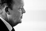Udbrud. Lars Løkke havde ikke den store lyst til at tale skattelettelser med journalisterne fra Berlingske. 