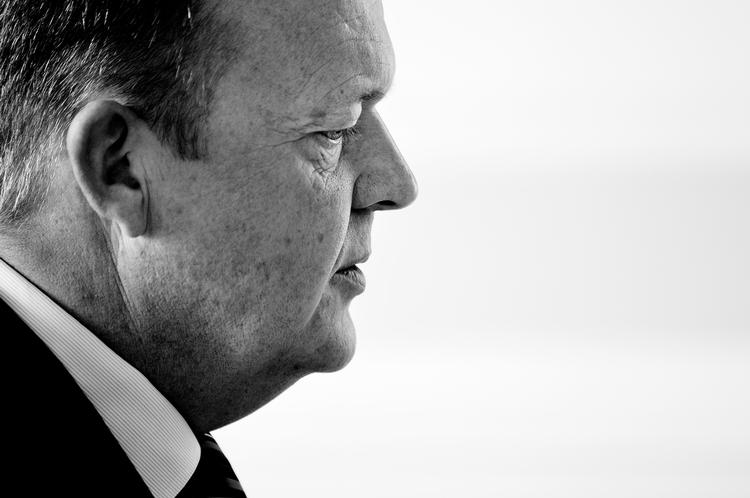 Udbrud. Lars Løkke havde ikke den store lyst til at tale skattelettelser med journalisterne fra Berlingske. 