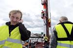 Ommer. Sidste år på havnen i Nexø: Peter Madsen og Kristian von Bengtson gør klar til opsendelsen, som dog mislykkedes. Nu forsøger den dynamiske duo igen. 
