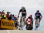 truslen. I sit seneste løb viste Andy Schleck sig frem i Tour of California. 
