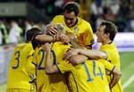 Scoring. Svensk jubel mod Moldova. 