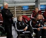 tilfreds. Berusende var det ikke, men Morten Olsen var tilfreds med indsatsen mod Island. 