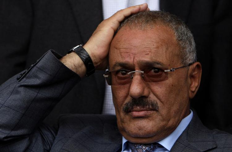 Såret. Ifølge CNN er Yemens præsident Ali Abdullah Saleh forbrændt på 40 procent af kroppen. 