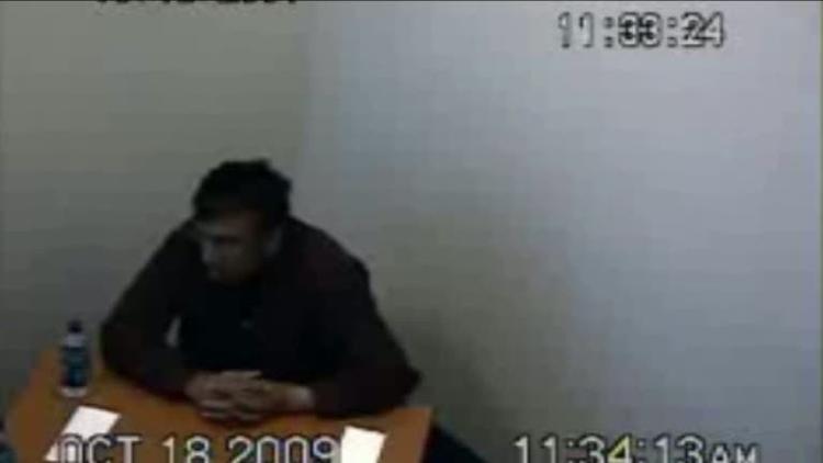 Anholdt. Tahawwur Rana under den afhøring, som FBI-agenter udsatte ham for. 