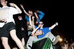 Fest. Sådan så det ud i Den Brune Kødby, da Distortions Final Party landede lørdag. 