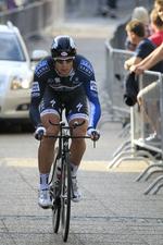 danskeropgør. Alex Rasmussen ses her i Team Saxo Banks farver. Danskeren har siden haft stor succes hos HTC-Highroad, hvor han kæmper med Lars Bak om en plads i Touren. 