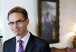 Toppolitiker. Jyrki Katainen, da han som finsk finansminister besøgte Moskva i 2010. 