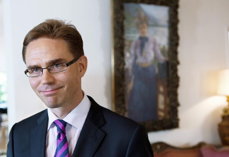 Toppolitiker. Jyrki Katainen, da han som finsk finansminister besøgte Moskva i 2010. 