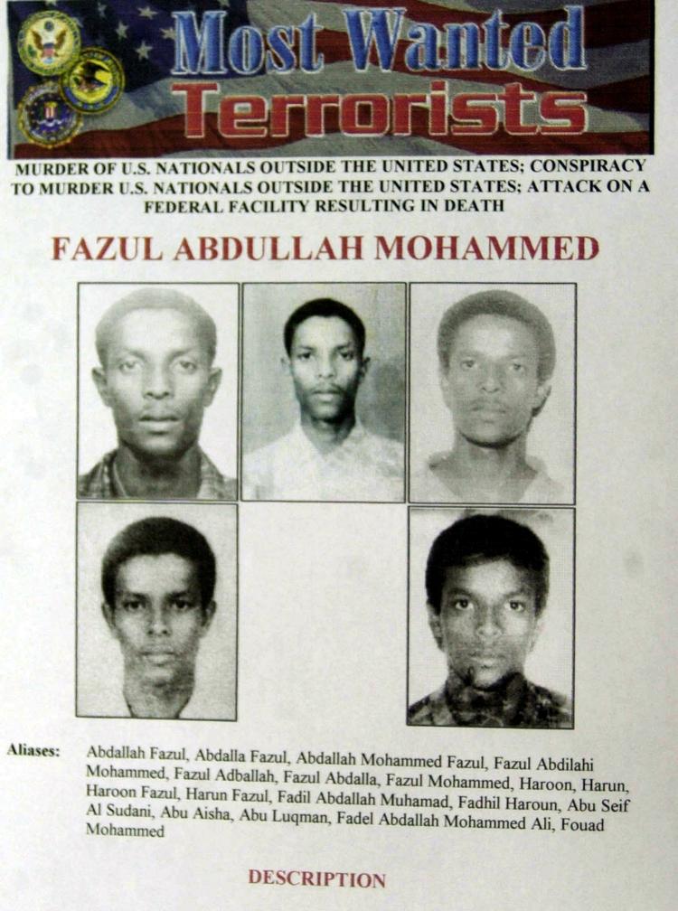 Terrorist. Sikkerhedsstyrker i Somalia har dræbt en af de mest eftersøgte al-Qaeda-folk i Afrika ved en kontrolpost i Mogadishu, hovedstaden i Somalia. 
