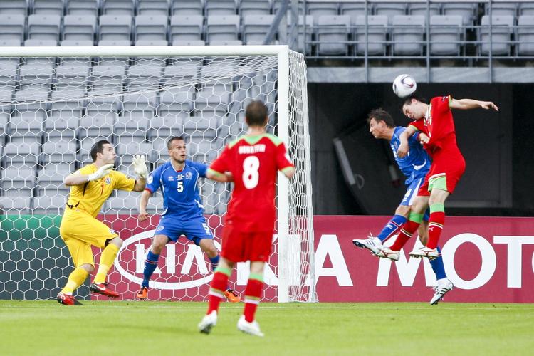 Utur. Island dominerede åbningskampen ved U21-EM mod Hviderusland, men måtte alligevel forlade banen som tabere. 