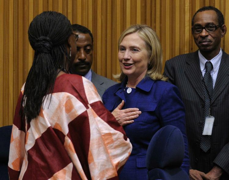 Advarsel. De afrikanske ledere, der ikke er kommet til magten på demokratisk vis, kan alle regne med at få et oprør på nakken, mener den amerikanske udenrigsministre Hilary Clinton. 