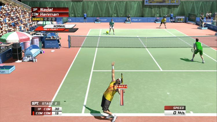 Der er masser af fart over feltet i kampene i Virtua Tennis 4, men nogen realisme-eksamen kan spillet nok ikke bestå. 