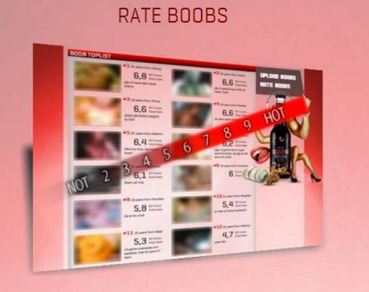 patplat? Cult shaker opfordrer kvinder til at vise deres bryster frem, så folk kan stemme på, hvilke der fortjener at blive lavet større med silikone. (skærmdump fra cult-party.com) 