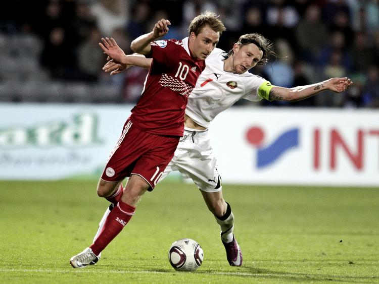 profiler. Midtbanespilleren Mikhail Sivakov var udpeget som Hvideruslands nøglespiller, men han blev overstrålet af Christian Eriksen. 