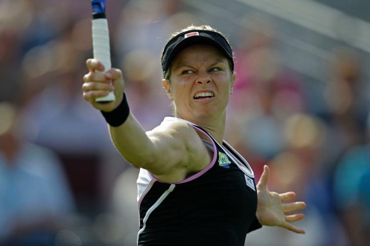 skuffende. Kim Clijsters fik ikke den optimale forberedelse til Wimbledon, da belgieren allerede røg ud i anden runde af Den Bosch Open. 