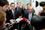 Forhandlinger. Per Ørum Jørgensen (t.h.) har flere gange haft en central rolle i forårets forhandlinger med regeringstoppen. 
