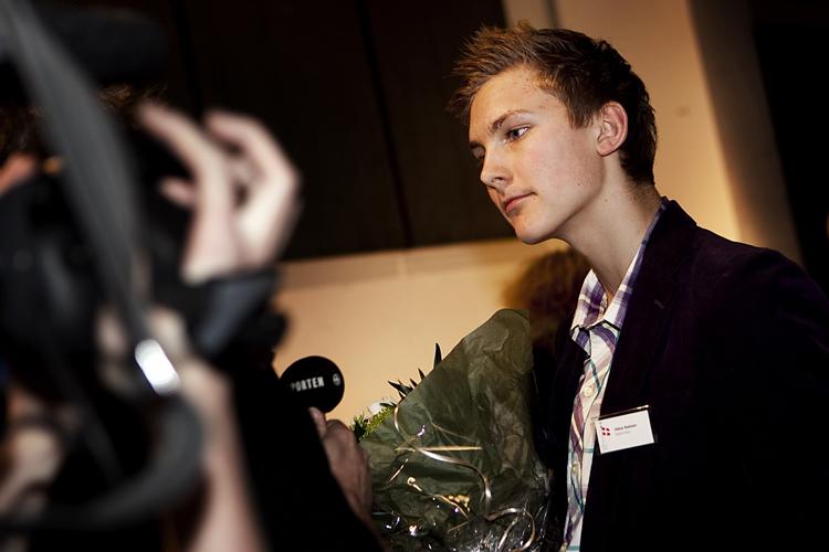 stortalent. Den unge badmintonspiller Viktor Axelsen blev valgt til årets fund af Politiken 2010. 
