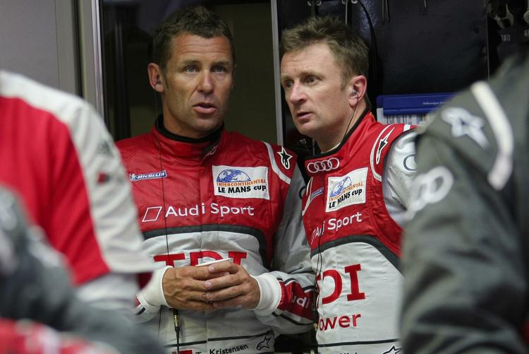 comeback. Tom Kristensen (midt) hjælper Audi med at overtage et sæde i DTM-serien. 