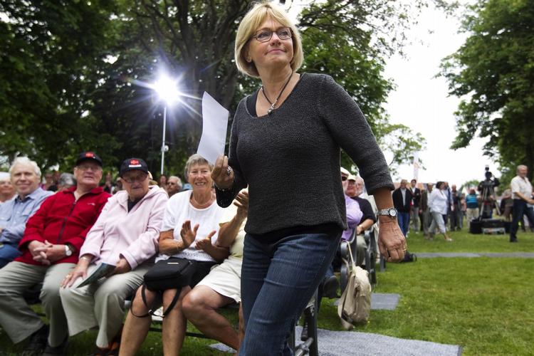 Tilfreds. »Wind har politiseret. Hun taler ned til folk. Hun forholder sig ikke til faglige og saglige kendsgerninger i forhold til sit professorat«, siger Kjærsgaard 
