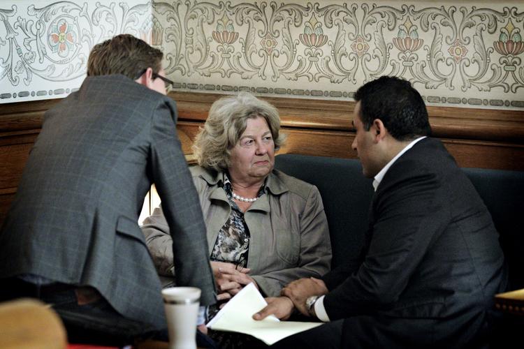 Grænsekontrol. Den tidligere integrationsminister Birthe Rønn Hornbech (V) får støtte af udenrigsordfører Naser Khader (K) i sin kritik af DF-lederen Pia Kjærsgaard. Arkivfoto. 