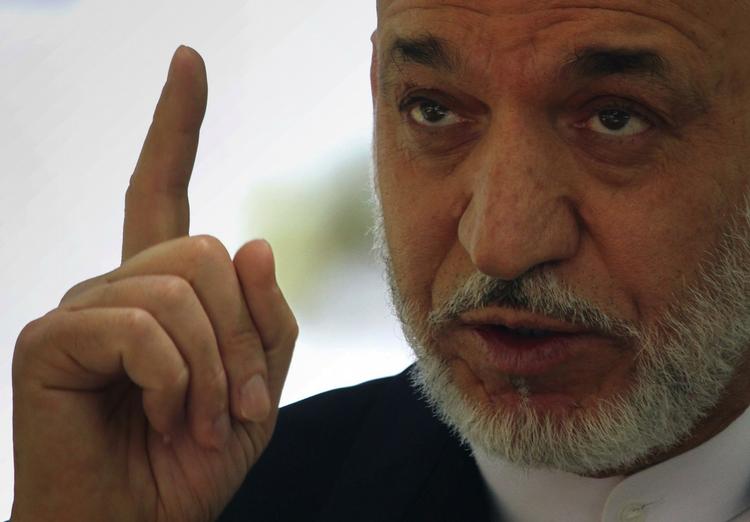 Soldater. Afghanistans præsident, Hamid Karzai, er holdt op med at takke koalitionslandene for at være i landet. Arkitvfoto. 