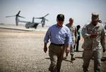 Afgående. Robert Gates på besøg i Afghanistan tidligere på måneden. Han stopper som USA's forsvarsminister ved udgangen af måneden. 