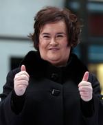 Askepot. Her ses en glad Susan Boyle, der om muligt er blevet endnu gladere, nu hvor hendes liv bliver til en musical i Newcastle. 