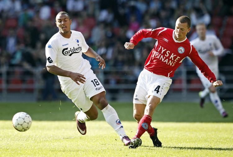 u17-vm. Kenneth Zohore (tv) fra FC København er en af det danske U17-holds største profiler. 