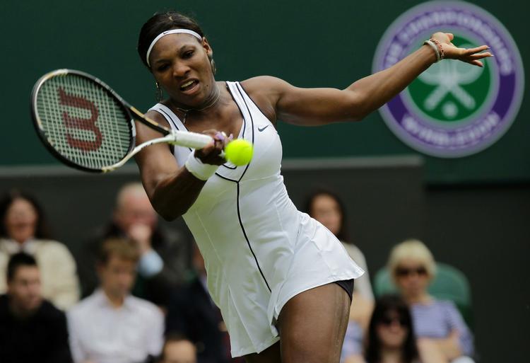 Vinder. Serena Williams vandt over franske Aravane Rezai med cifrene 6-3, 3-6, 6-1. 
