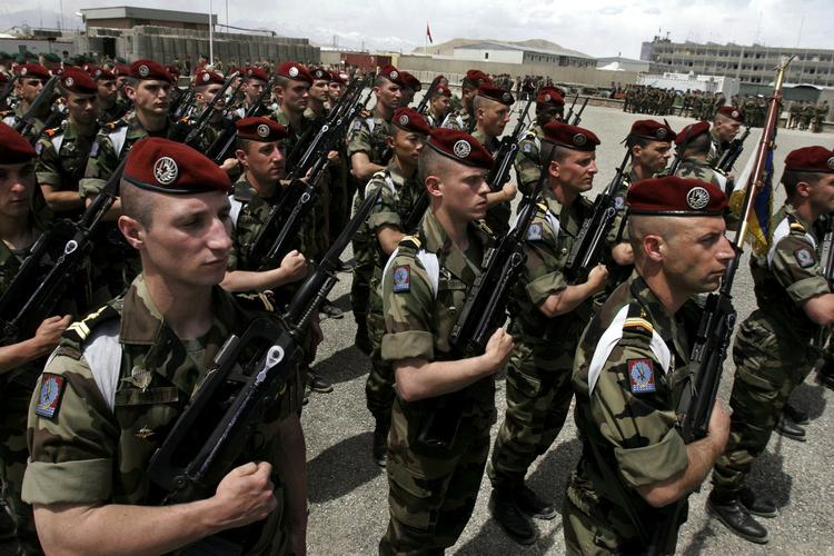 Krigere. Franske soldater i Kabul. Frankrig har cirka 4.000 soldater i Afghanistan. 