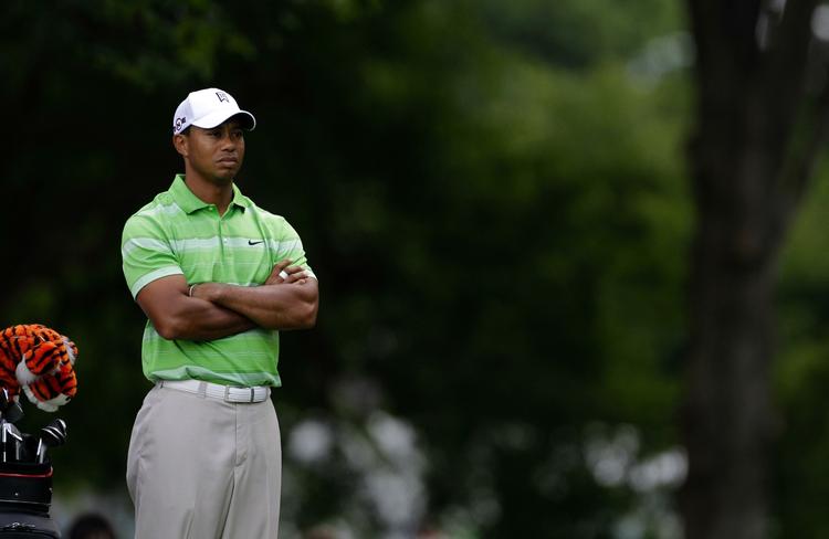 SKADET. Heller ikke sin egen turnering er Tiger Woods i stand til at deltage i. 