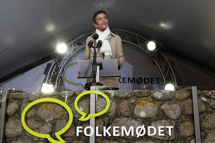 Kritik. Vestager er kendt som en saglig politiker. Men talen her på Folkemødet får hun kritik for. 
