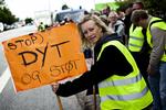 Konflikt. Ansatte på CSC i Valby har i ugevis demonstreret foran virksomheden. 