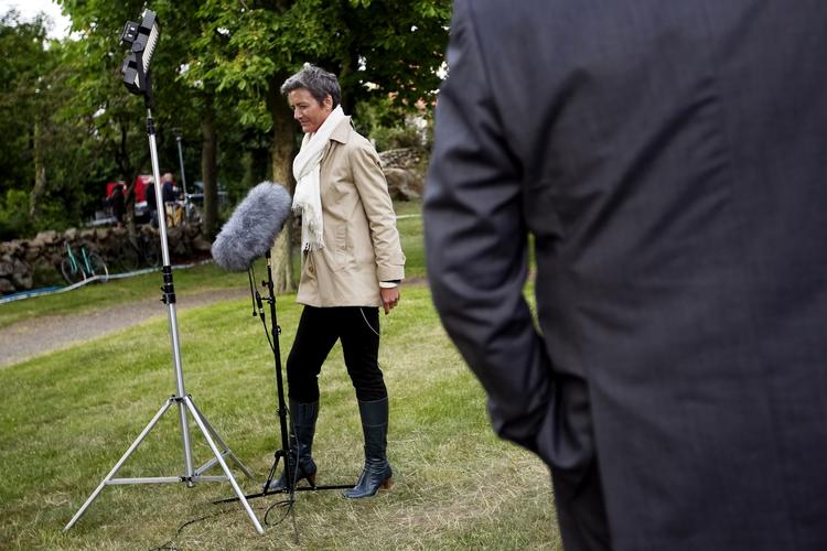 Bomme. Trods kritik fortryder Margrethe Vestager ikke sit brug af ordet grænsebomme. 