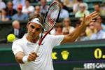 kontrol. Roger Federer fra Schweiz spillede en rigtig flot kamp mod David Nalbandian, som Federer tidligere har haft det svært mod. 