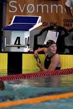 træningssejr. Trods timevis af træning før og efter stævnet vandt Lotte Friis 800 meter fri med 23 sekunders forspring. 