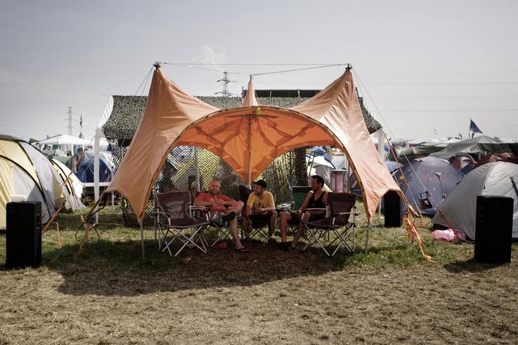Slutfest. Orange Camp, der er en CO2-neutral udgave af Orange Scene med solpaneler og store højtalere, holder sin sidste store fest onsdag. Næste år er festlejren ikke med på Roskilde. 