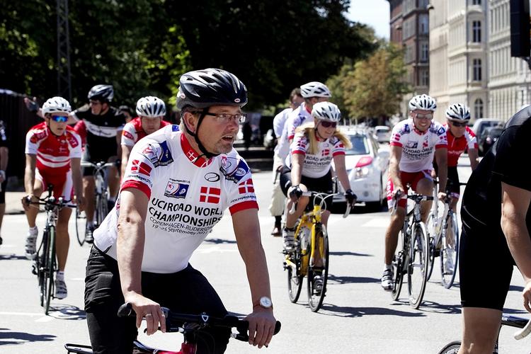 ansvarsplacering. Overborgmester i København, Frank Jensen, var selv blandt de cyklister, der i går prøvekørte VM-ruten i hovedstaden. 