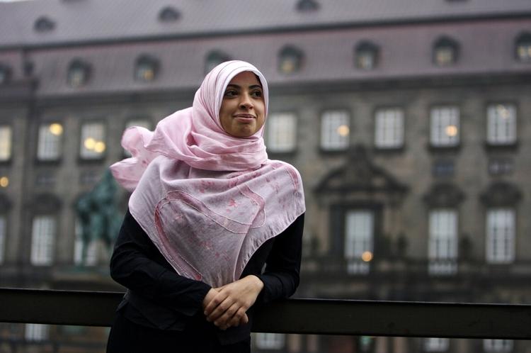 Strandet. Asmaa Abdol-Hamid skulle være på vej til Bruxelles, men hun slap ikke gennem sikkerhedskontrollen i lufthavnen (arkivfoto). 