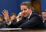 Farvel? En af Obamas topfolk, finansminister Timothy F. Geithner, forlader muligvis sin post denne sommer (arkivfoto). 