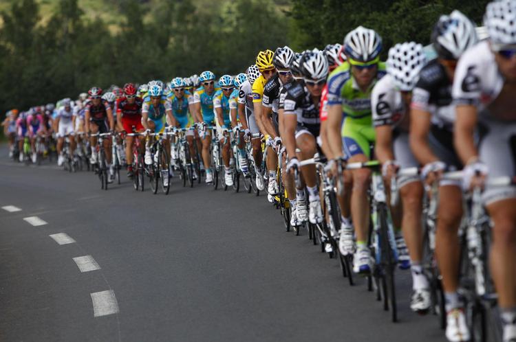 Opad. De flade landevejene afløses hurtigt af stigninger i årets udgave af Tour de France. 