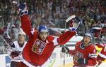 Stjerne. Tjekken spiller for Philadelphia Flyers i USA, men her ses han i nationaldragten for sit hjemland. 