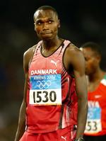 slået. Wilson Kipketer har mistet sin danske rekord i 4x400 meter løb. Arkivfoto. 