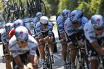 godkendt. Rytterne fra Saxo Bank-Sungard fik ros af holdejer Bjarne Riis efter en ottendeplads på dagens holdtidskørsel ved Tour de France. 